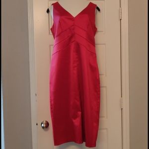 Stunning satin wiggle dress